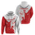 Custom Tunisia Football Zip Hoodie Go Eagles of Carthage - Wonder Print Shop