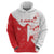 Custom Tunisia Football Zip Hoodie Go Eagles of Carthage - Wonder Print Shop