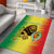 Custom Senegal Football Area Rug Go Lions of Teranga