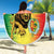 Custom Senegal Football Beach Blanket Go Lions of Teranga