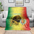 Custom Senegal Football Blanket Go Lions of Teranga