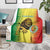 Custom Senegal Football Blanket Go Lions of Teranga