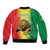 Custom Senegal Football Bomber Jacket Go Lions of Teranga