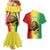 Custom Senegal Football Couples Matching Mermaid Dress and Hawaiian Shirt Go Lions of Teranga