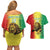 Custom Senegal Football Couples Matching Off Shoulder Short Dress and Hawaiian Shirt Go Lions of Teranga