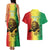 Custom Senegal Football Couples Matching Tank Maxi Dress and Hawaiian Shirt Go Lions of Teranga