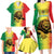 Custom Senegal Football Family Matching Long Sleeve Bodycon Dress and Hawaiian Shirt Go Lions of Teranga - Wonder Print Shop