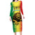 Custom Senegal Football Family Matching Long Sleeve Bodycon Dress and Hawaiian Shirt Go Lions of Teranga - Wonder Print Shop