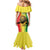 Custom Senegal Football Family Matching Mermaid Dress and Hawaiian Shirt Go Lions of Teranga - Wonder Print Shop