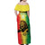 Custom Senegal Football Family Matching Off Shoulder Maxi Dress and Hawaiian Shirt Go Lions of Teranga - Wonder Print Shop