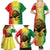 Custom Senegal Football Family Matching Summer Maxi Dress and Hawaiian Shirt Go Lions of Teranga - Wonder Print Shop