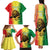 Custom Senegal Football Family Matching Tank Maxi Dress and Hawaiian Shirt Go Lions of Teranga - Wonder Print Shop