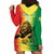 Custom Senegal Football Hoodie Dress Go Lions of Teranga - Wonder Print Shop