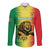 Custom Senegal Football Long Sleeve Button Shirt Go Lions of Teranga