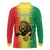 Custom Senegal Football Long Sleeve Polo Shirt Go Lions of Teranga - Wonder Print Shop