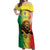 Custom Senegal Football Off Shoulder Maxi Dress Go Lions of Teranga - Wonder Print Shop