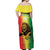 Custom Senegal Football Off Shoulder Maxi Dress Go Lions of Teranga - Wonder Print Shop