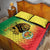 Custom Senegal Football Quilt Bed Set Go Lions of Teranga - Wonder Print Shop