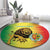 Custom Senegal Football Round Carpet Go Lions of Teranga - Wonder Print Shop