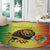 Custom Senegal Football Round Carpet Go Lions of Teranga - Wonder Print Shop