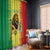 Custom Senegal Football Window Curtain Go Lions of Teranga - Wonder Print Shop