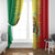 Custom Senegal Football Window Curtain Go Lions of Teranga - Wonder Print Shop