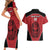 Custom Egypt Football Couples Matching Short Sleeve Bodycon Dress and Hawaiian Shirt Go Pharaohs