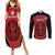 Custom Egypt Football Couples Matching Summer Maxi Dress and Long Sleeve Button Shirt Go Pharaohs