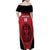 Custom Egypt Football Family Matching Off Shoulder Maxi Dress and Hawaiian Shirt Go Pharaohs - Wonder Print Shop