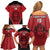 Custom Egypt Football Family Matching Off Shoulder Short Dress and Hawaiian Shirt Go Pharaohs - Wonder Print Shop