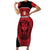 Custom Egypt Football Family Matching Short Sleeve Bodycon Dress and Hawaiian Shirt Go Pharaohs - Wonder Print Shop