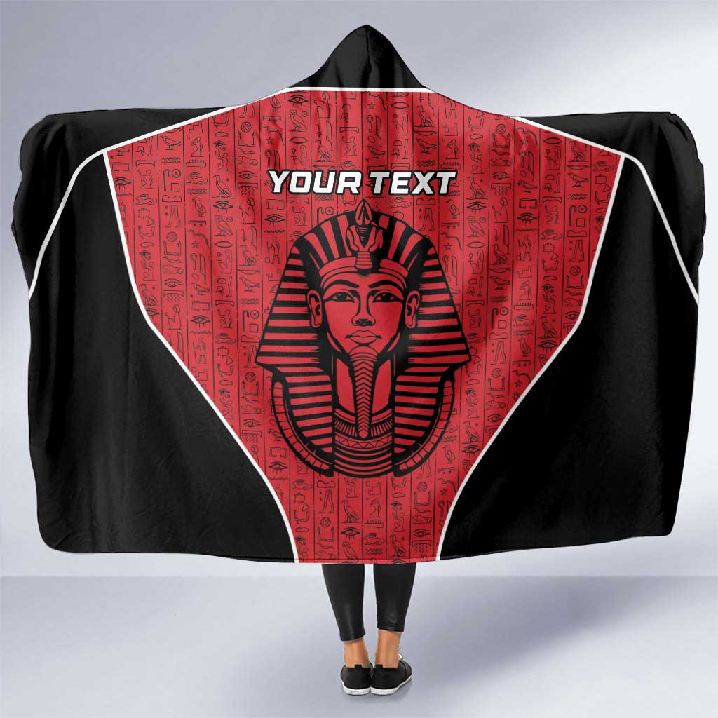 Custom Egypt Football Hooded Blanket Go Pharaohs