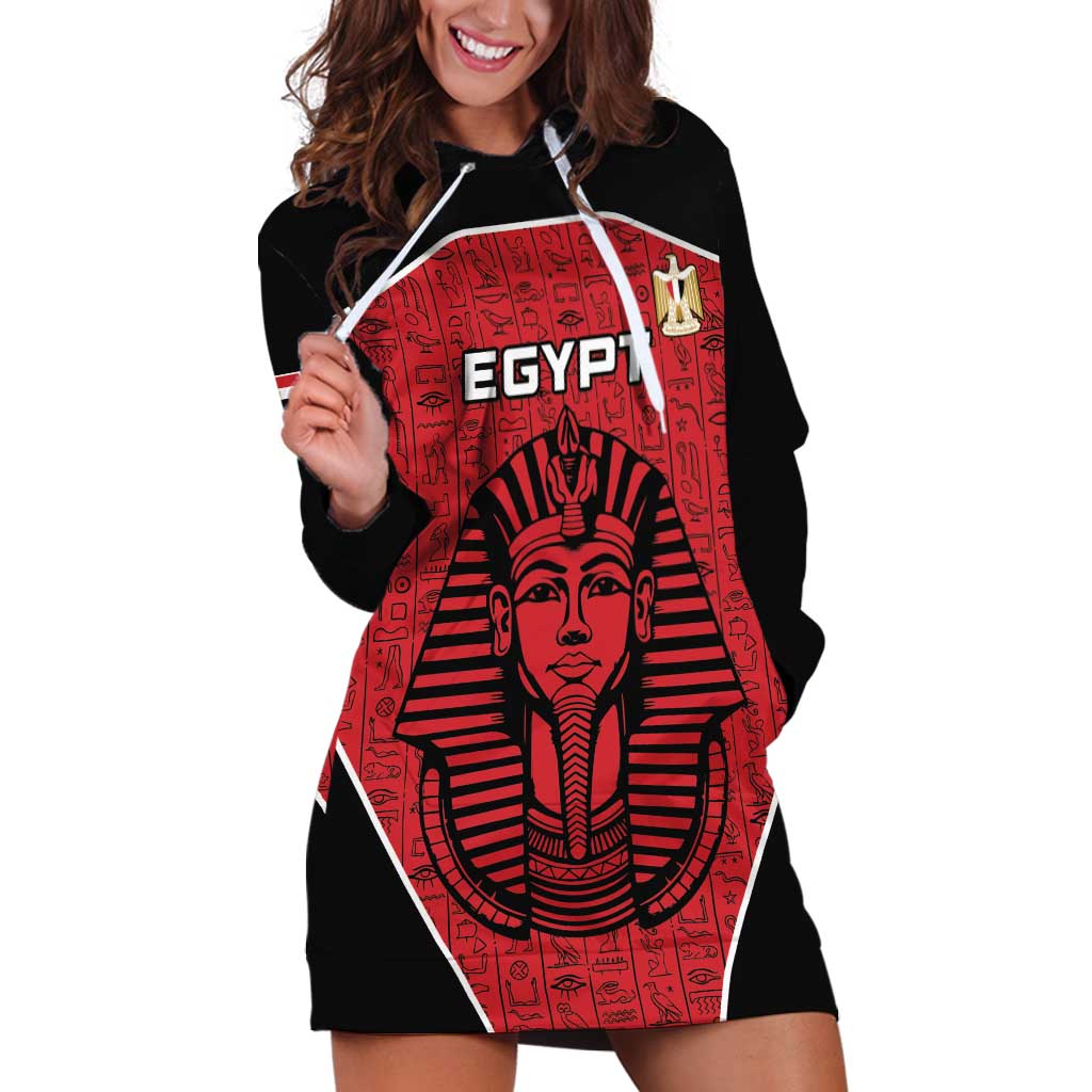 Custom Egypt Football Hoodie Dress Go Pharaohs - Wonder Print Shop