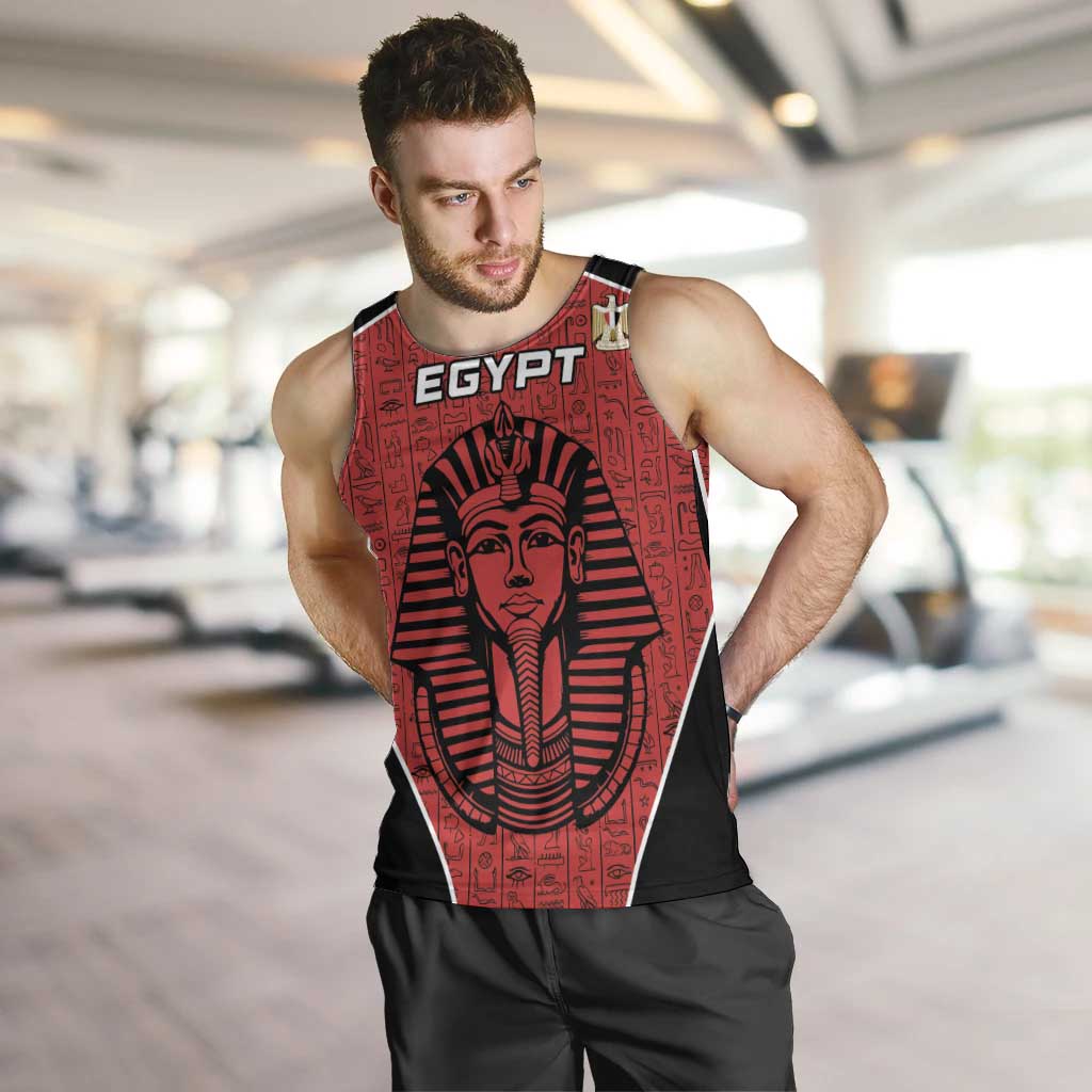 Custom Egypt Football Men Tank Top Go Pharaohs