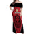 Custom Egypt Football Off Shoulder Maxi Dress Go Pharaohs - Wonder Print Shop