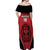 Custom Egypt Football Off Shoulder Maxi Dress Go Pharaohs - Wonder Print Shop