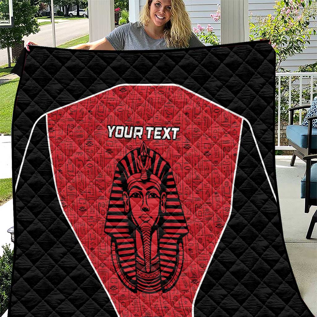 Custom Egypt Football Quilt Go Pharaohs - Wonder Print Shop