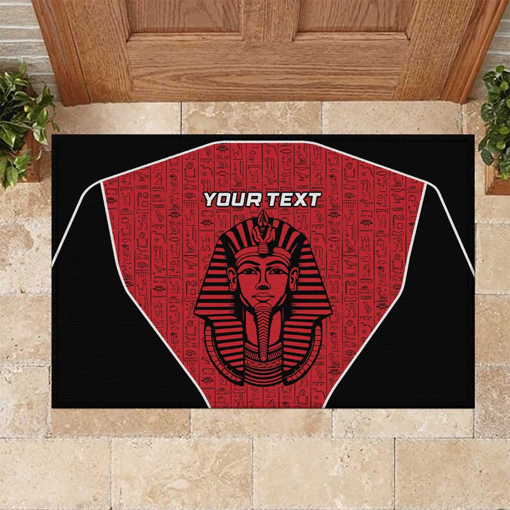 Custom Egypt Football Rubber Doormat Go Pharaohs - Wonder Print Shop