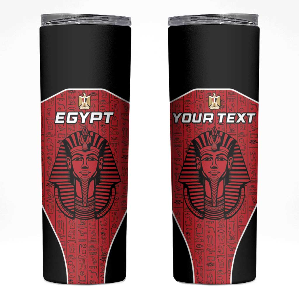 Custom Egypt Football Skinny Tumbler Go Pharaohs - Wonder Print Shop