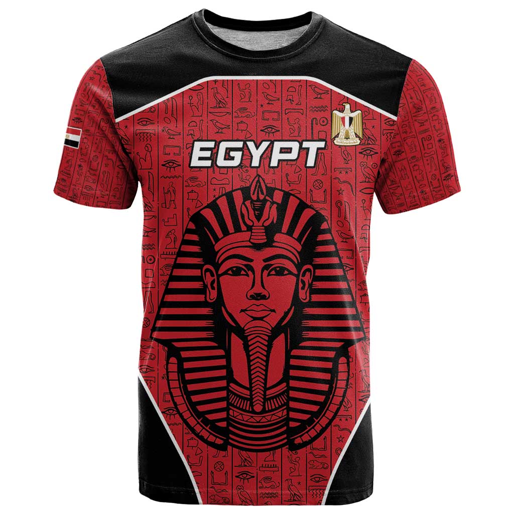 Custom Egypt Football T Shirt Go Pharaohs - Wonder Print Shop