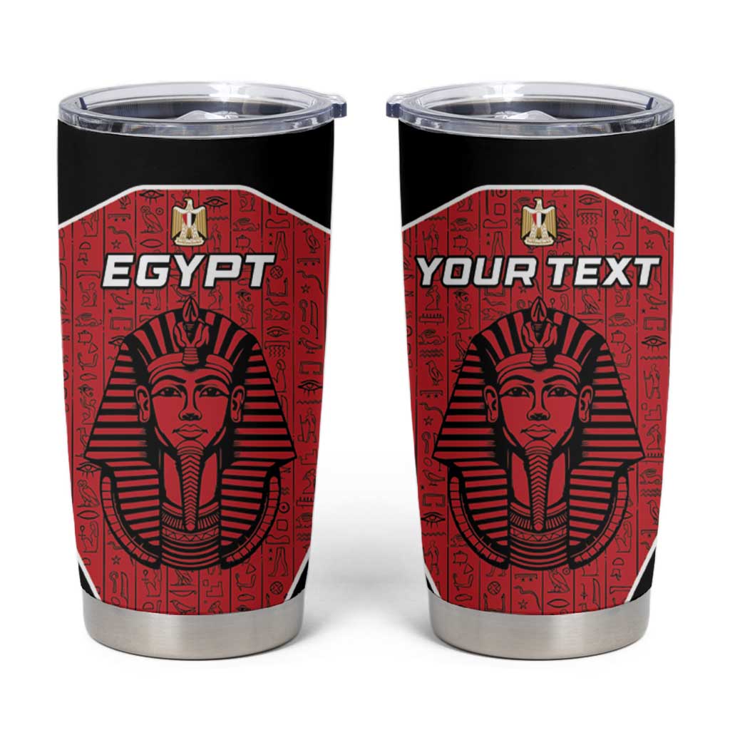 Custom Egypt Football Tumbler Cup Go Pharaohs - Wonder Print Shop