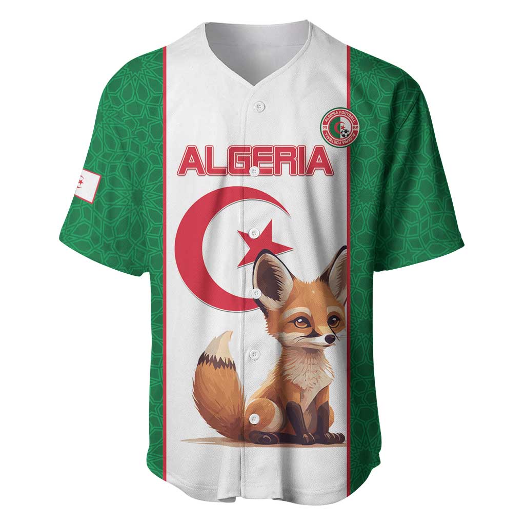 Custom Algeria Football Baseball Jersey Go Fennec Foxes