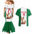 Custom Algeria Football Couples Matching Mermaid Dress and Hawaiian Shirt Go Fennec Foxes