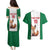 Custom Algeria Football Couples Matching Puletasi and Hawaiian Shirt Go Fennec Foxes