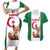 Custom Algeria Football Couples Matching Short Sleeve Bodycon Dress and Hawaiian Shirt Go Fennec Foxes