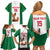 Custom Algeria Football Family Matching Off Shoulder Short Dress and Hawaiian Shirt Go Fennec Foxes - Wonder Print Shop