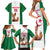 Custom Algeria Football Family Matching Short Sleeve Bodycon Dress and Hawaiian Shirt Go Fennec Foxes - Wonder Print Shop