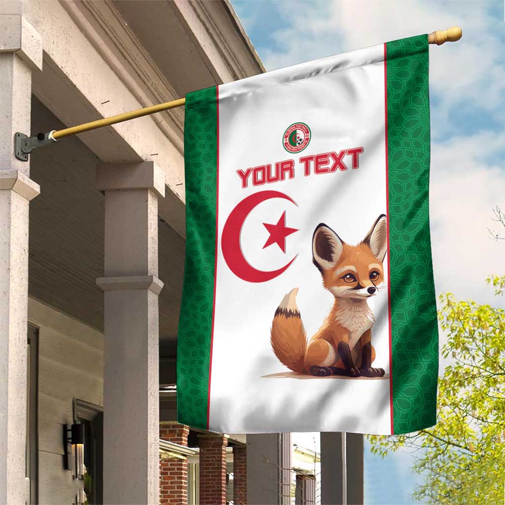 Custom Algeria Football Garden Flag Go Fennec Foxes - Wonder Print Shop