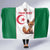 Custom Algeria Football Hooded Blanket Go Fennec Foxes - Wonder Print Shop