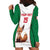 Custom Algeria Football Hoodie Dress Go Fennec Foxes - Wonder Print Shop